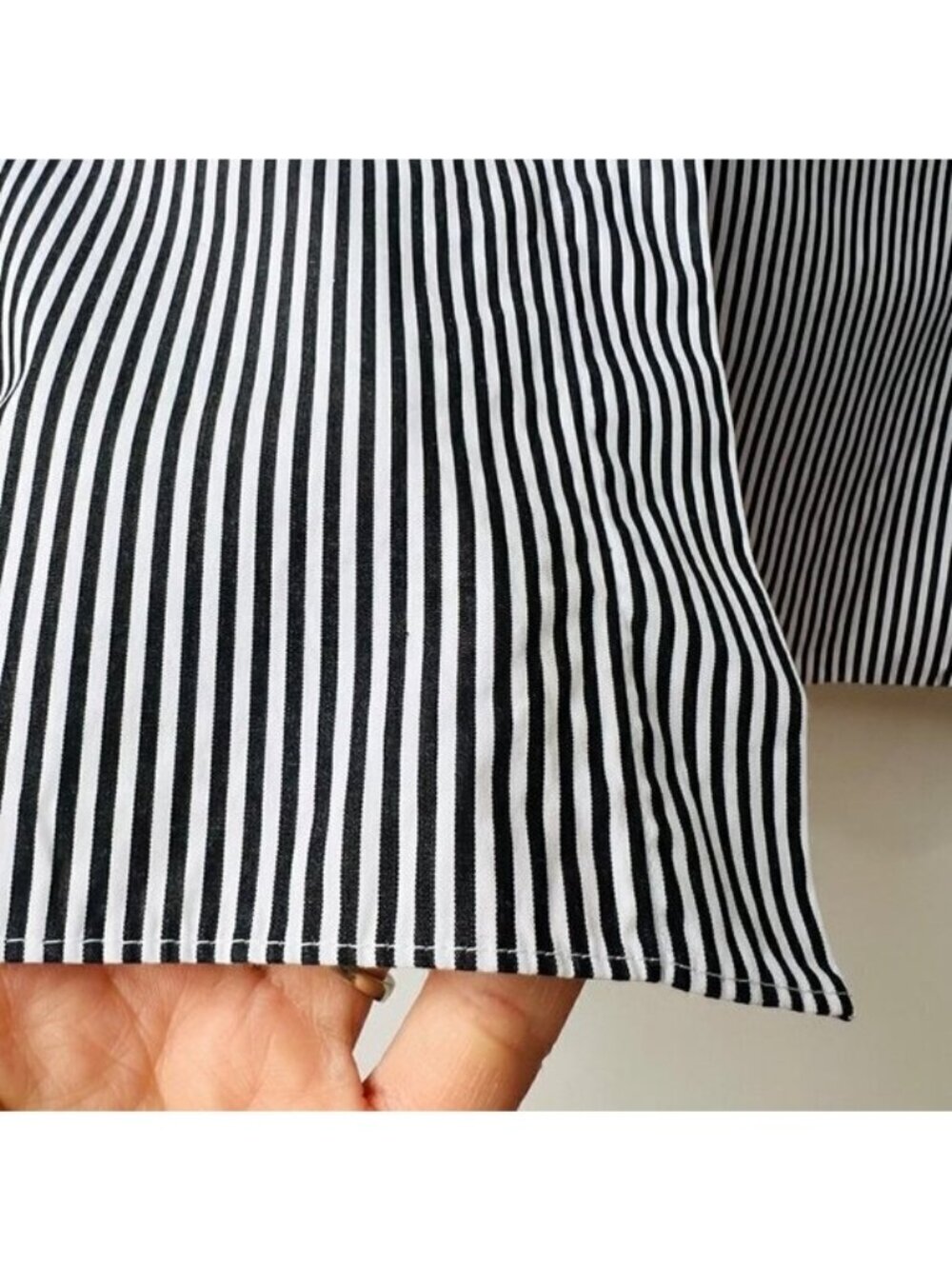 Goen.J Striped Ruffles dress, Size M 07 - Picture 9 of 12